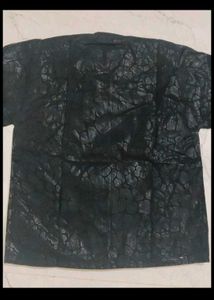 Men's Textured Black Jacket