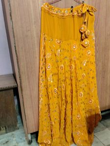 Mustard Colour Lahenga