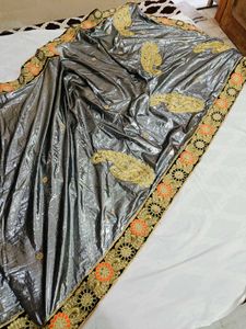 🇳🇿💫🎀 Elegant Half Net embroidery saree
