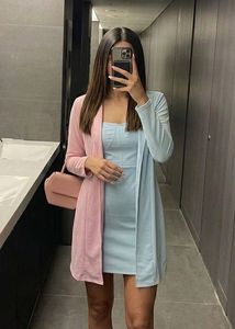 Two-Tone Color Block Dress