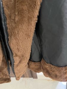 SAVANA BELTED FAUX LEATHER COAT - never worn