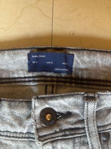 ZARA MEN Acid Wash Skinny Jeans