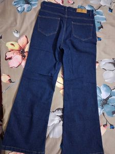 Cute Pink Floral Crop Top &amp; Jeans Set