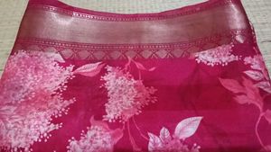 New Beautiful Floral Print Saree