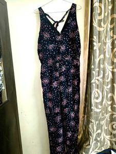 Floral Print Jumpsuit