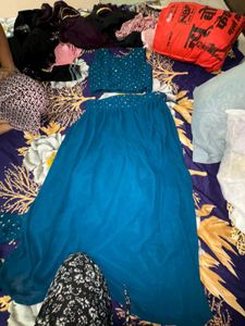 Elegant Teal Kurta Set with Dupatta