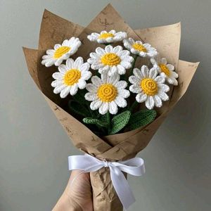 customised crochet flower bouquet