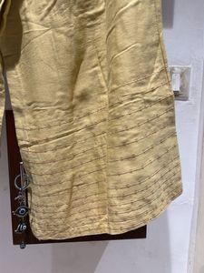Elegant Yellow Printed Kurta