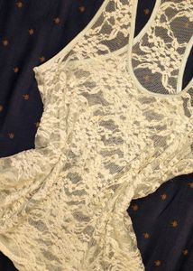 Vero Moda Sheer Lace Tank Top