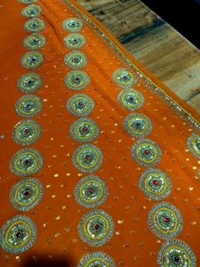 SALE!! heavy handwork  saree