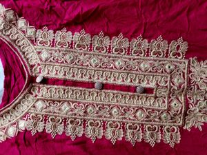 Embroidered Kurta with Mirror Work
