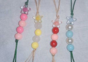 4 set Beaded Star Charms 🔔