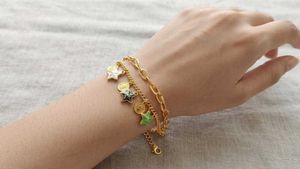Layered Bracelet with Star Charms