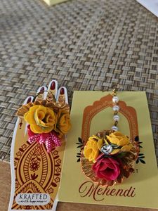 Floral Maang Tikka & Ring