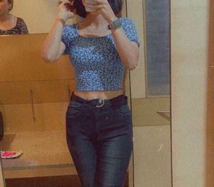 Floral Cute Crop Top