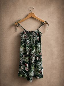 Boho Floral Print Mini Dress
