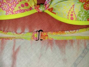 Vibrant Floral Bikini Top