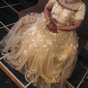 Elegant Cream Gown
