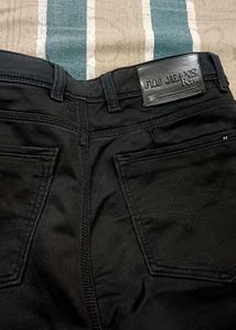 Classic Black Wide Leg Jeans