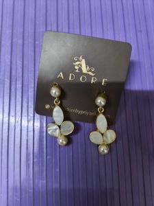 combo of adore faux Pearl & Shell Dangle Earrings