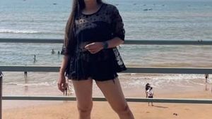 Black Polka Dot Sheer Top
