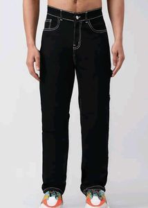 Contrast Stiched Cargo Pants