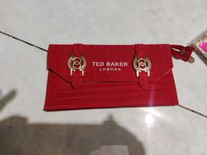 Ted Baker London Red Clutch Bag