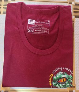 Men's Burgundy Graphic Tank Top