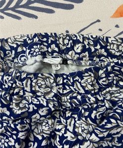 Floral Print Blue Jeggings