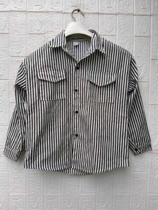 New with tag Striped Button-Up Shirt Pocket