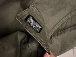 green cargo skirt