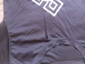 Navy Blue Oversized Graphic T-Shirt