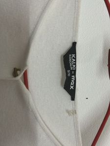 Classic White Button-Up max Cardigan