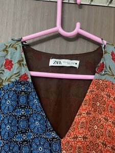 Zara Boho Patchwork Maxi Dress for L &amp;xl