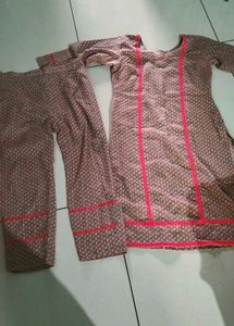 Paint Plazo Suit Stiched