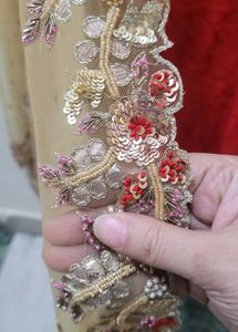 Stunning Red Sequined Lehenga Choli