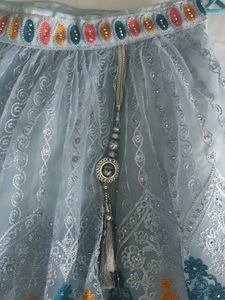 Embellished Ethnic Blue Lehenga Choli
