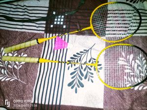 Badminton Set with 2 Racquets