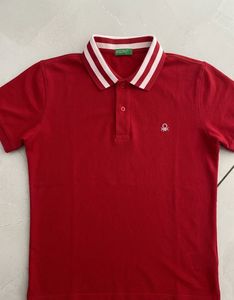United Colors of Benetton Red Polo T-Shirt