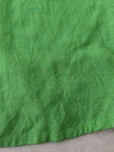 Linen Green Button-Down Shirt