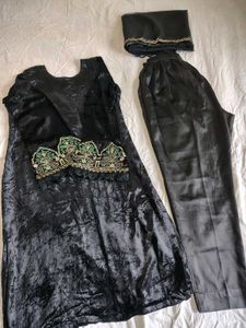 Black Velvet kurta set