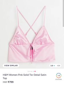 Satin  Tie-Up Top
