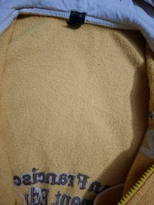 Kids Yellow Zip-Up Hoodie