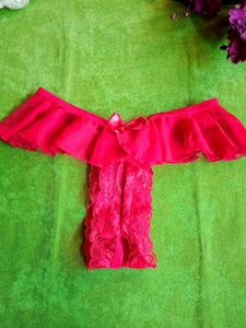 Red Lace Lingerie Set