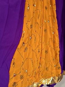 puple lehnga