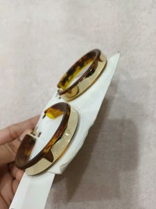 H&amp;M...Tortoise Shell Hoop Earrings