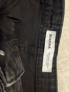 denim cargo skirt