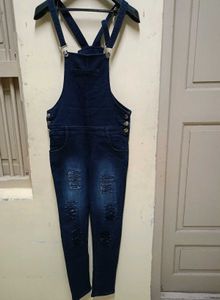 Distressed Denim Overalls quality 10/10