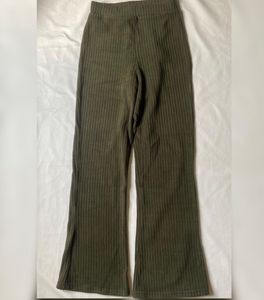 STREET9 Olive Green Ribbed Pants