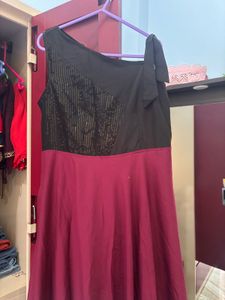 Elegant One-Shoulder Sequin dress